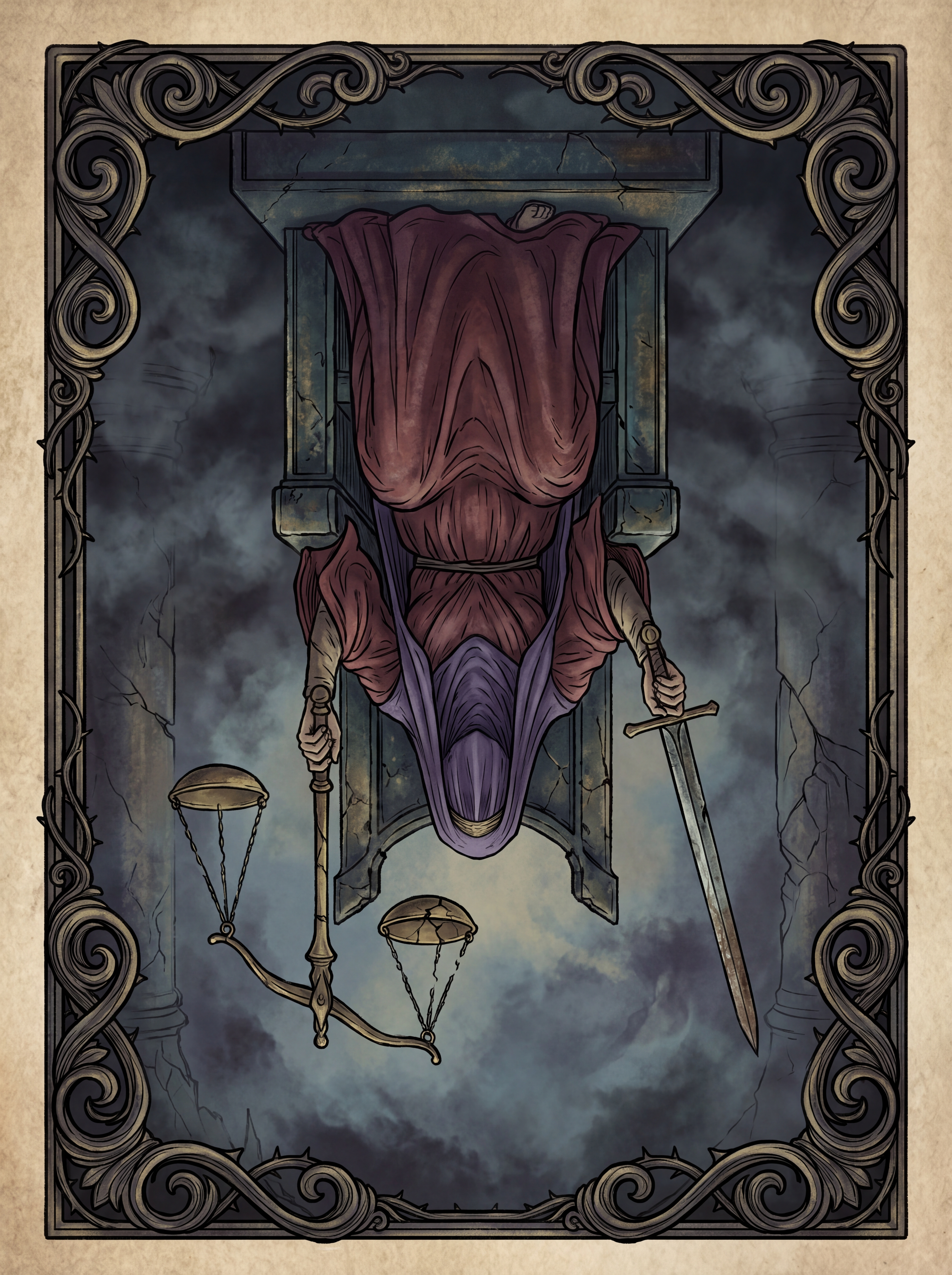 A Justiça no Tarot — significado no amor, carreira e conselho — reversed