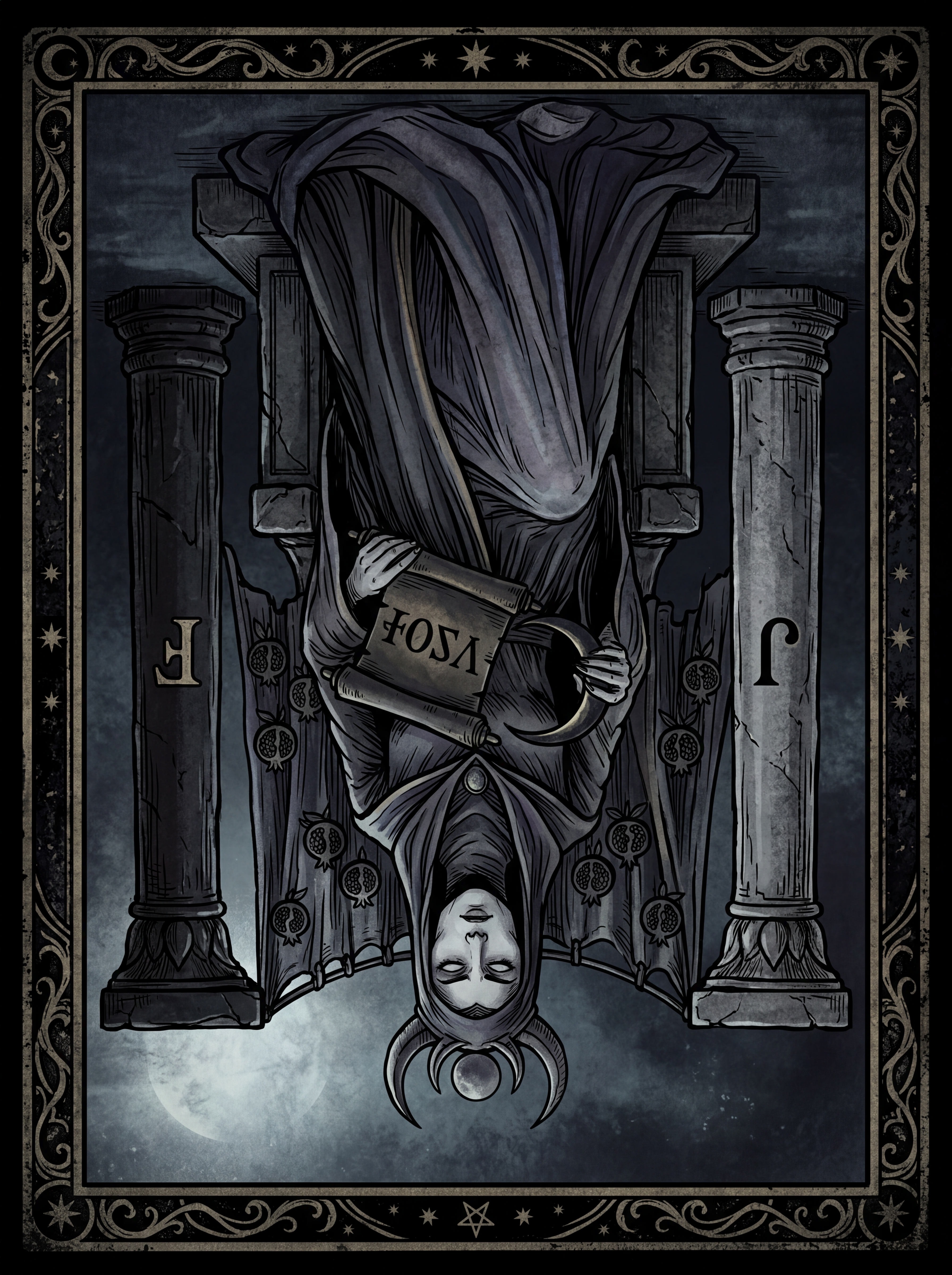 A Sacerdotisa no Tarot — significado no amor, carreira e conselho — reversed