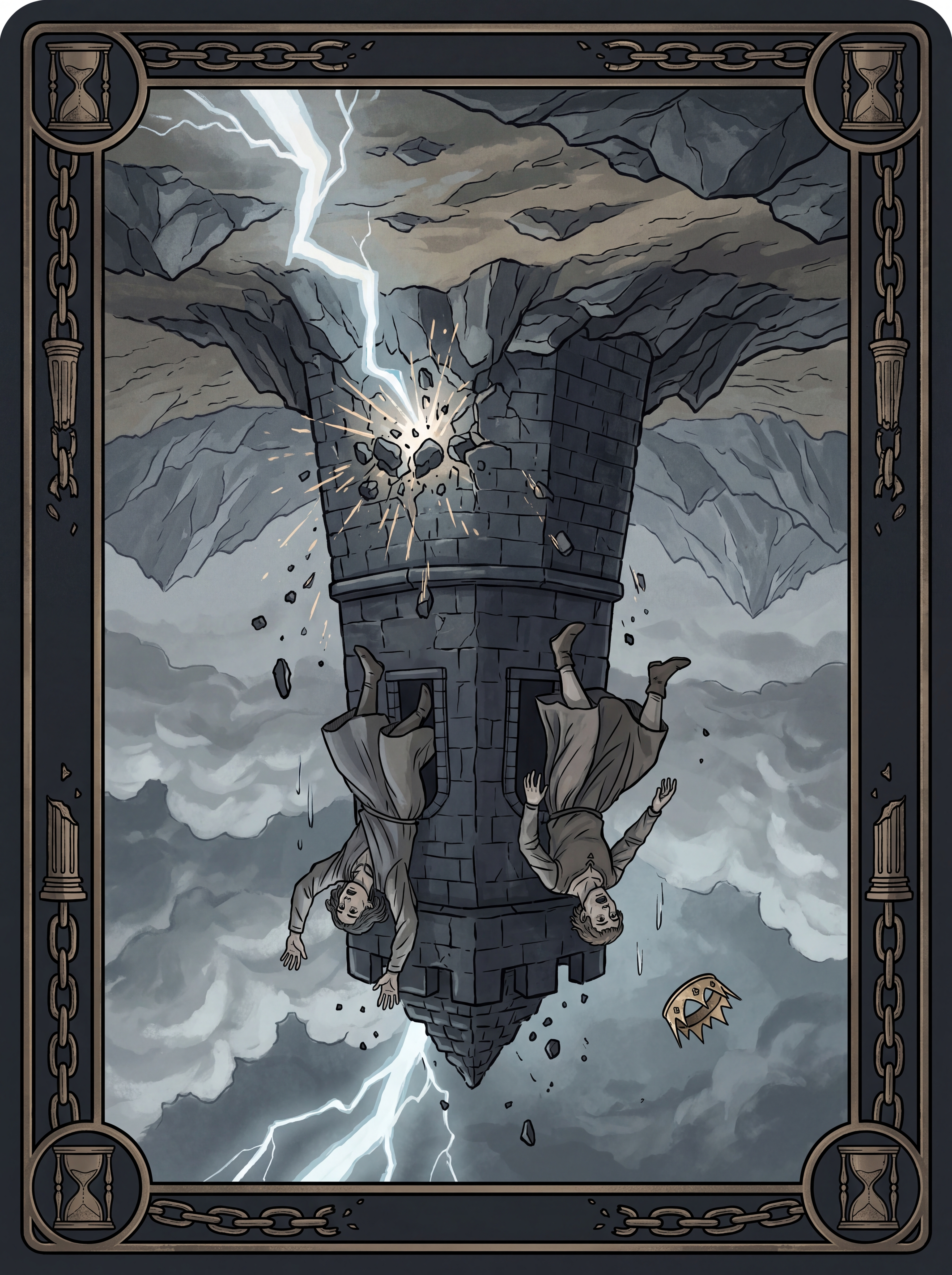 A Torre no Tarot — significado no amor, carreira e conselho — reversed
