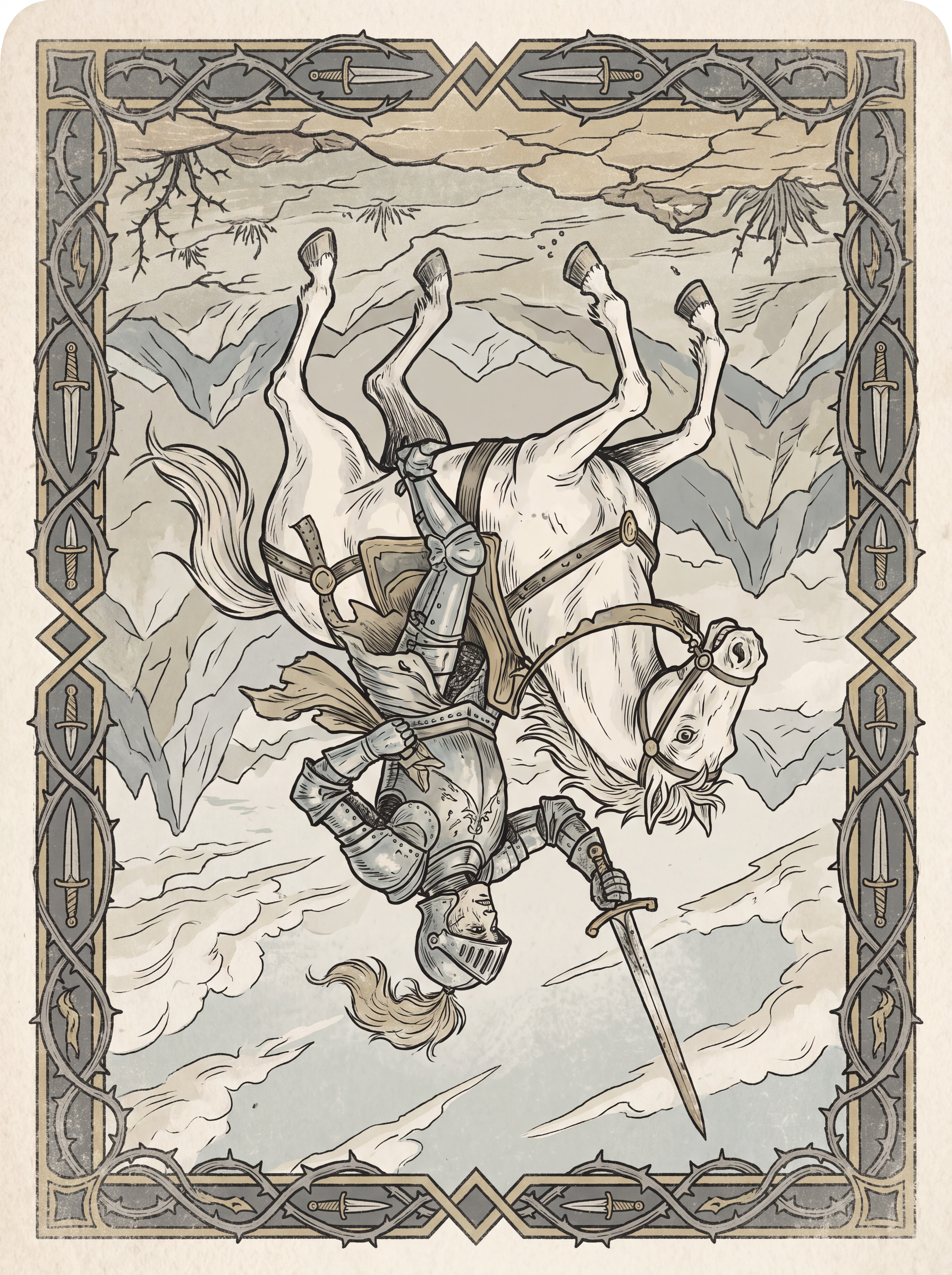 Cavaleiro de Espadas no Tarot — significado no amor, carreira e conselho — reversed