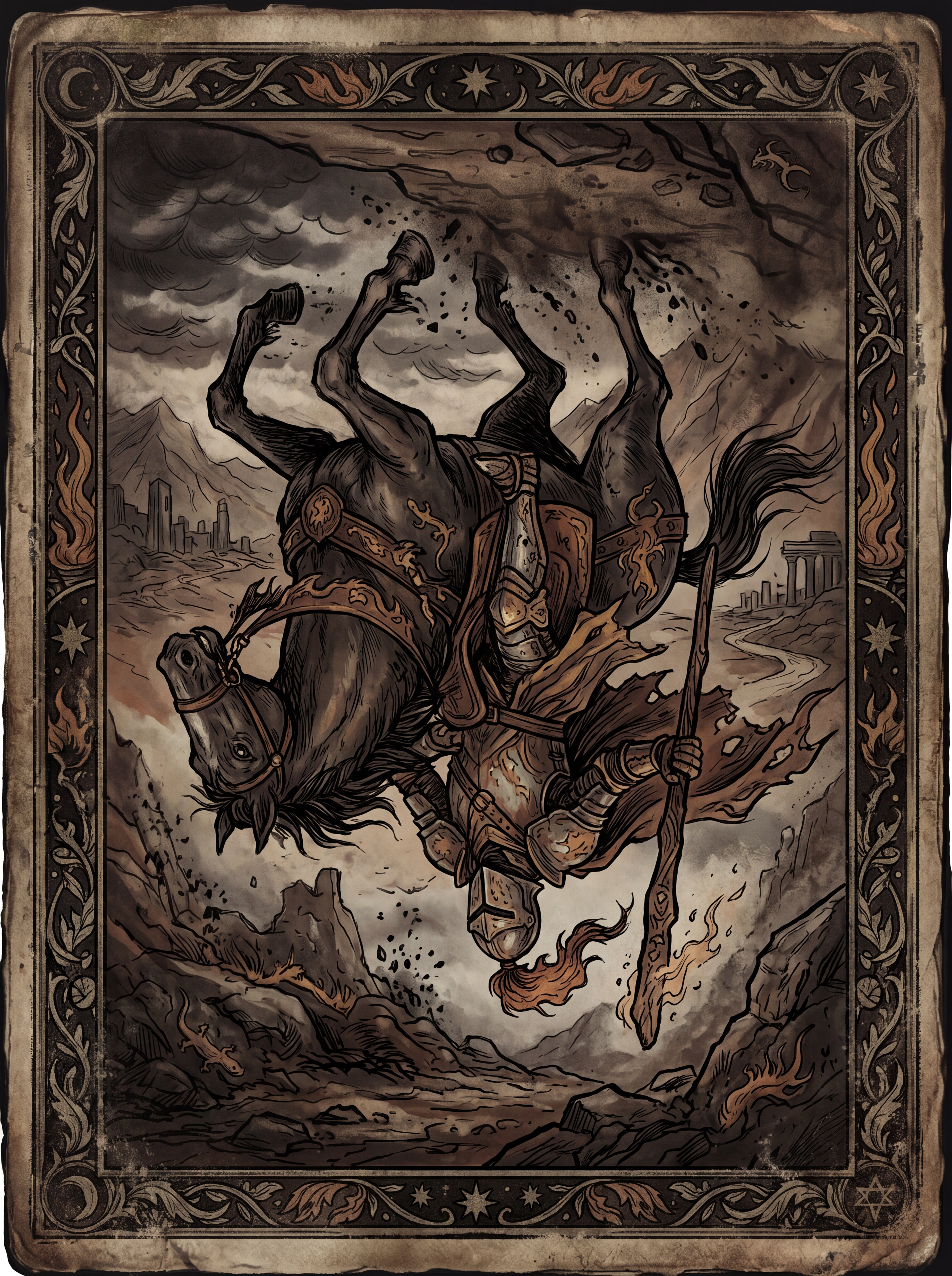 Cavaleiro de Paus no Tarot — significado no amor, carreira e conselho — reversed