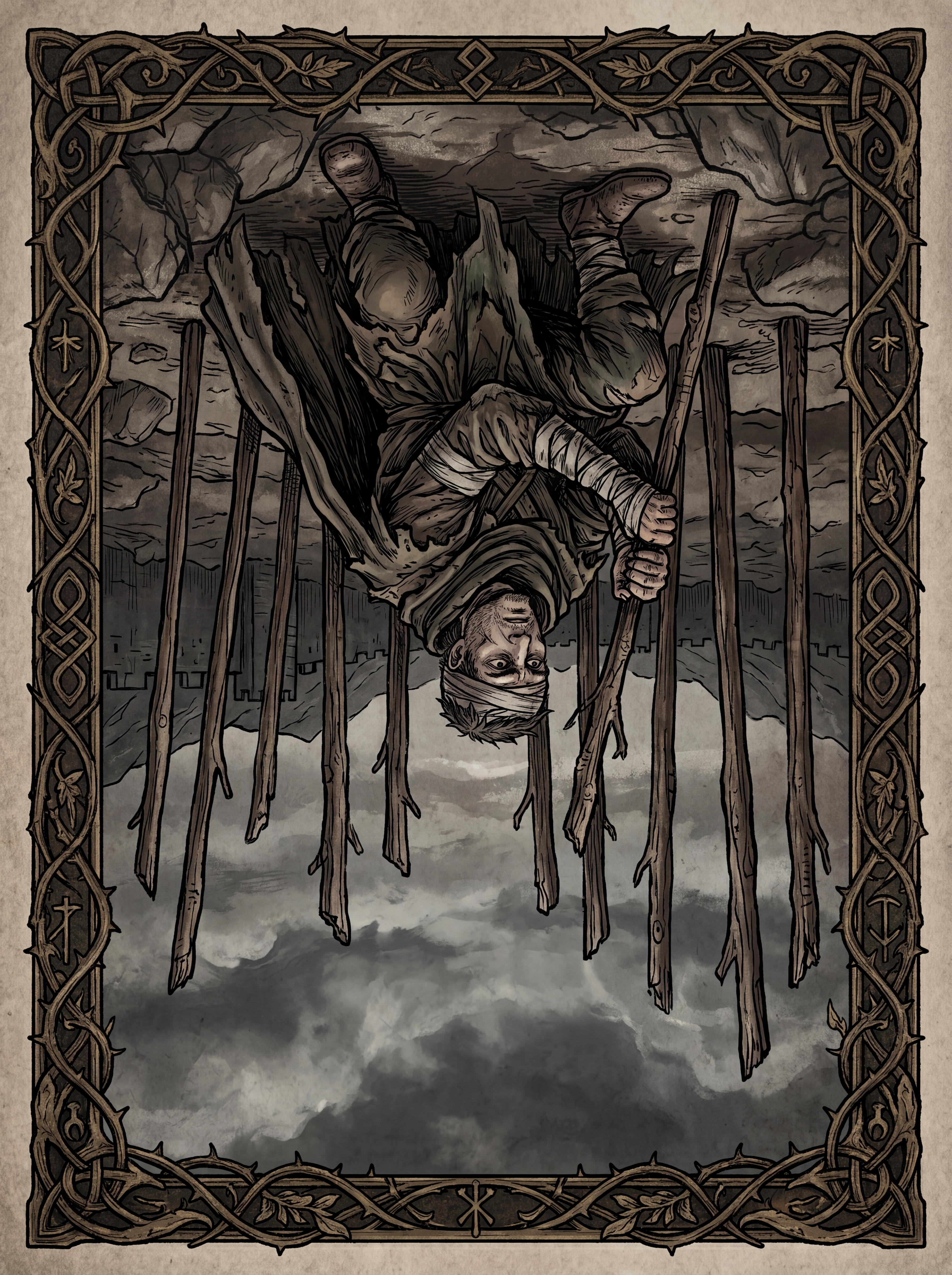 Nove de Paus no Tarot — significado no amor, carreira e conselho — reversed
