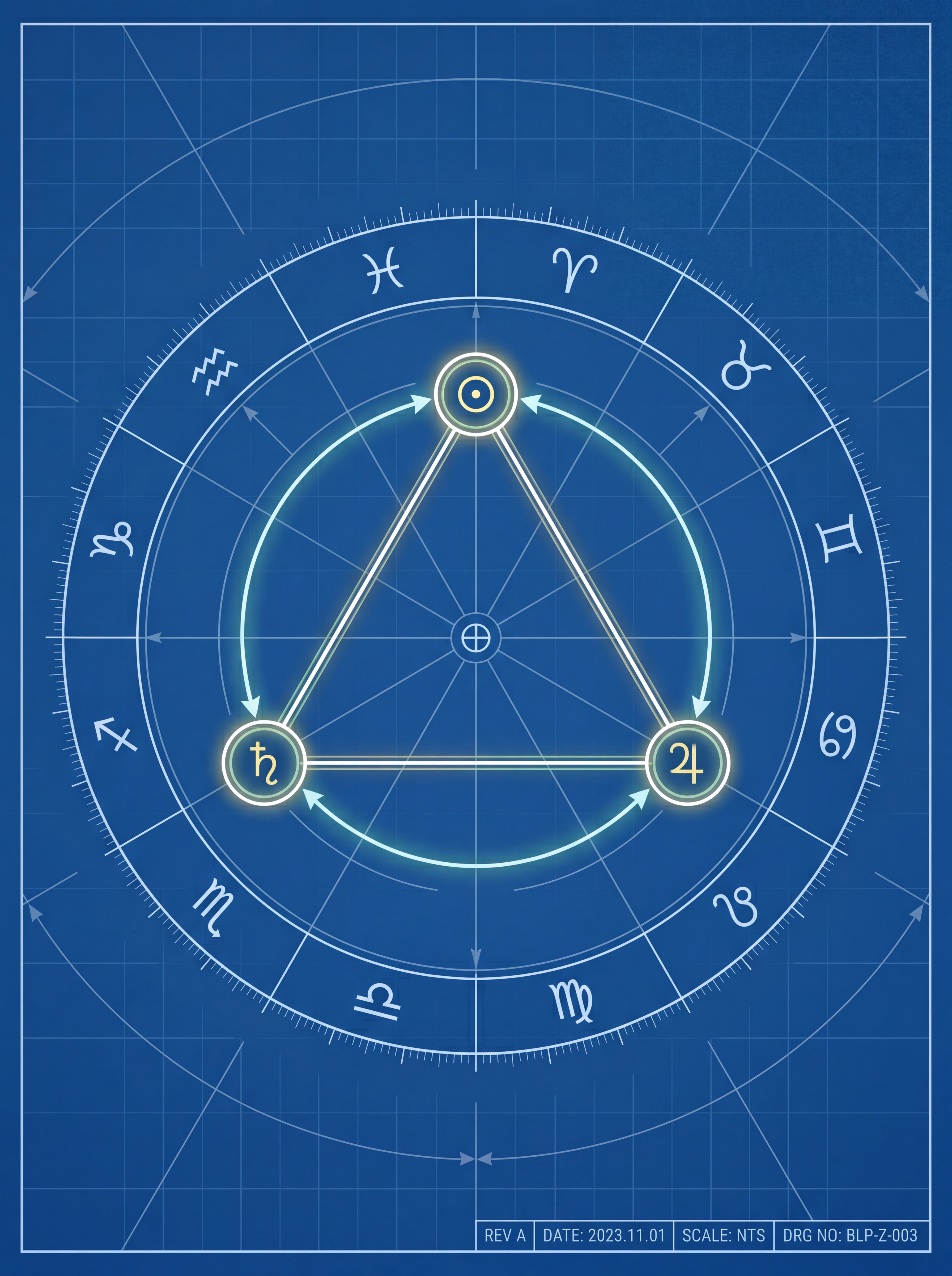 Trígono (120°) — diagram