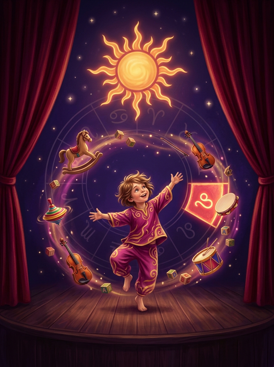 Casa 5 — Criatividade, prazer, filhos