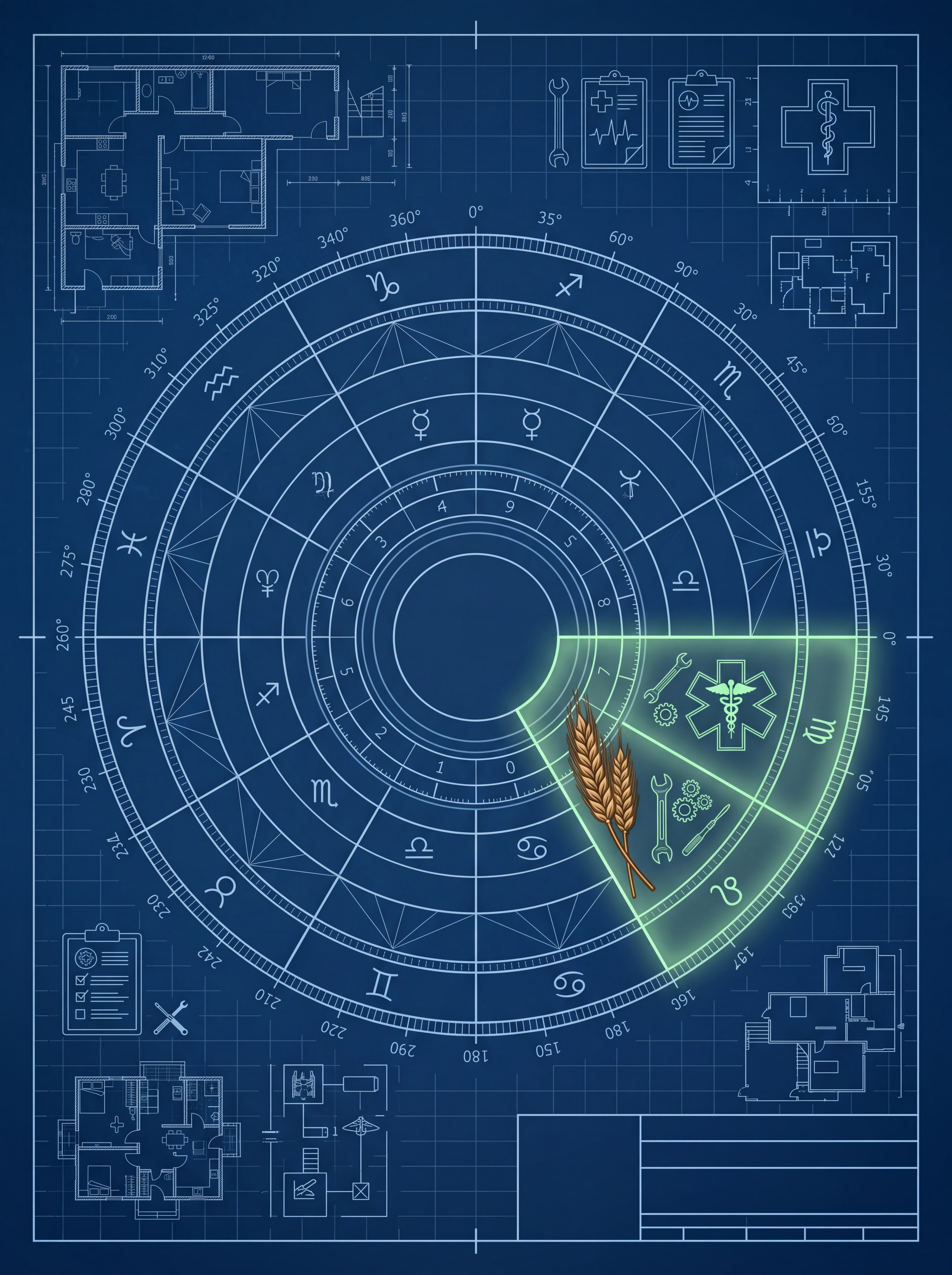 Casa 6 — Trabalho, saúde, rotina — diagram