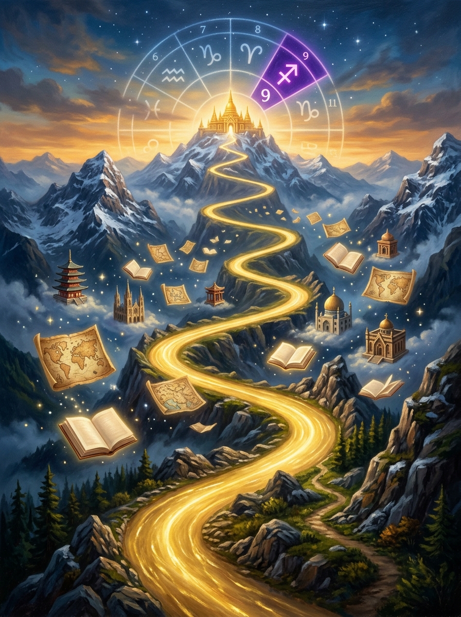 Casa 9 — Viagem, estudo superior, filosofia