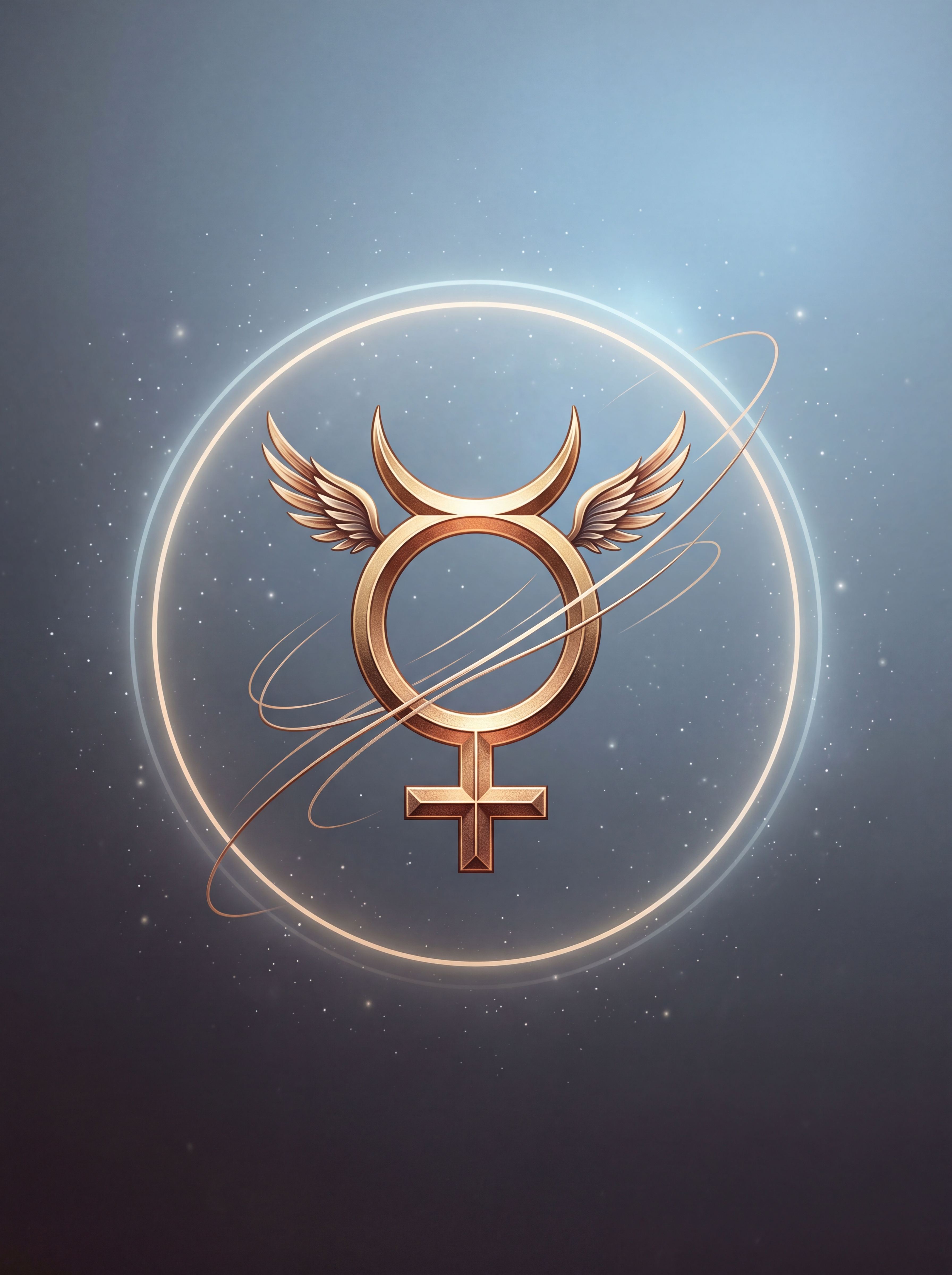 Mercúrio na astrologia — symbol